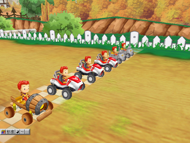 疯狂赛车引领您进入一个疯狂的q版3d赛车